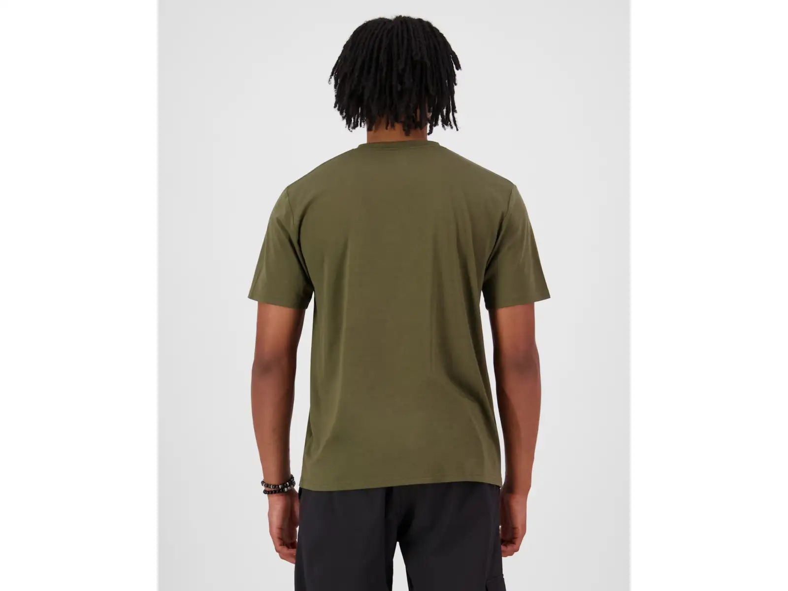 Mons Royale Icon Merino męska koszulka z krótkim rękawem Dark Olive