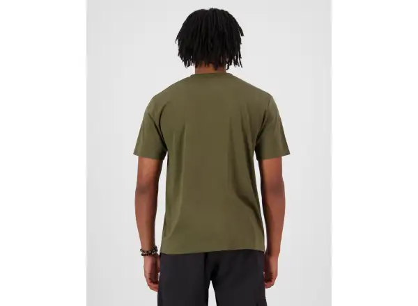 Mons Royale Icon Merino męska koszulka z krótkim rękawem Dark Olive