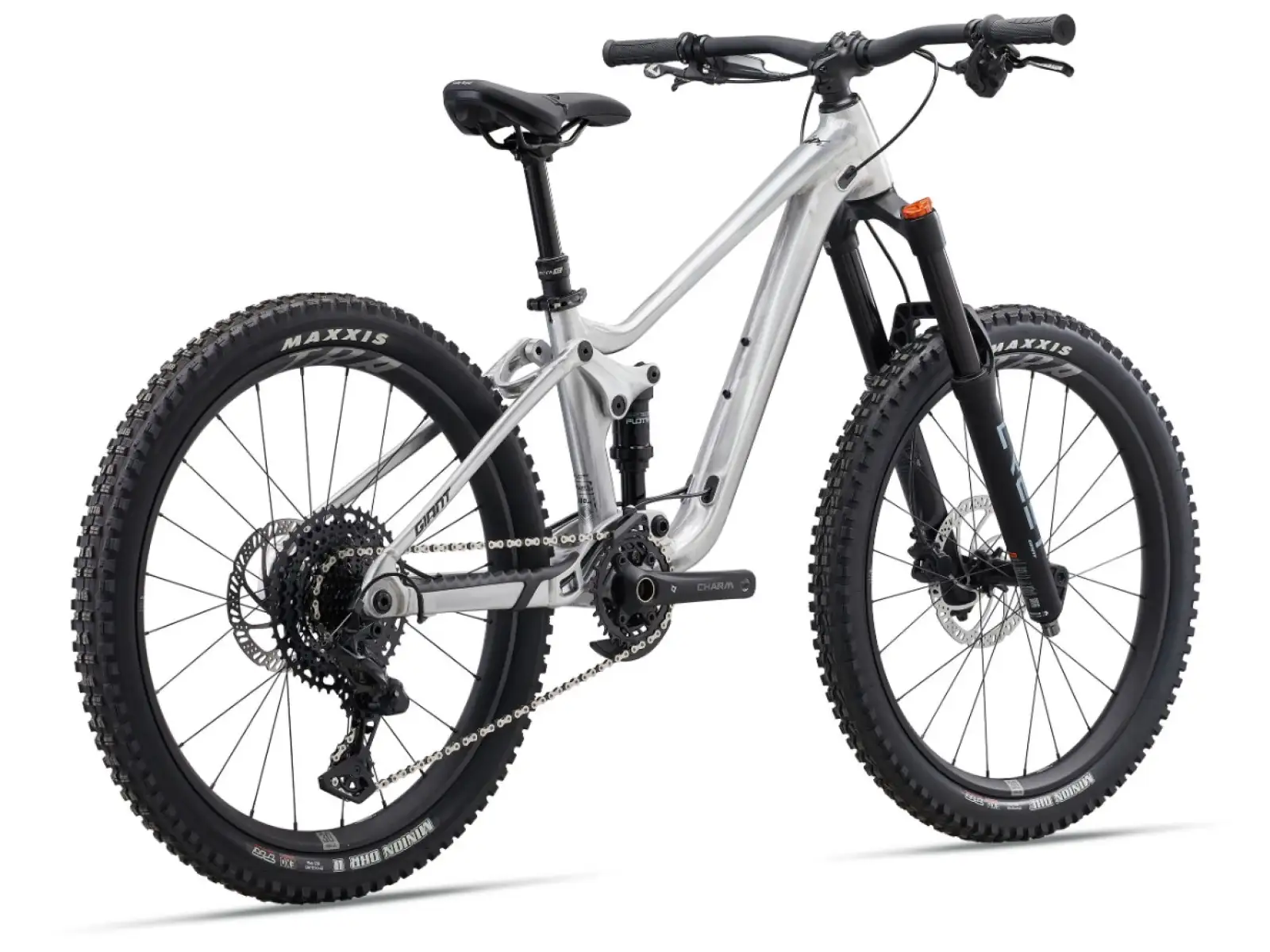 Giant Faith 24 dziecięcy rower fullsuspension Raw Aluminium