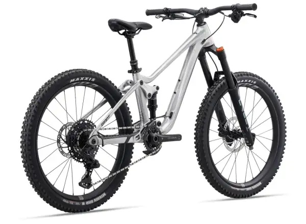 Giant Faith 24 dziecięcy rower fullsuspension Raw Aluminium