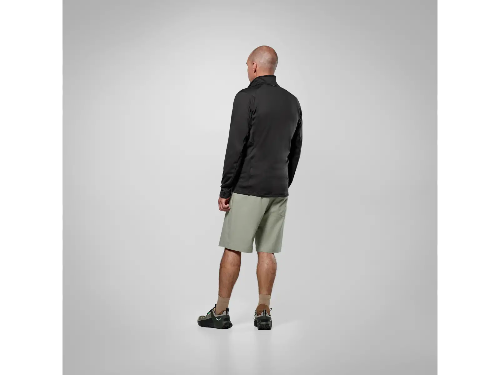 Salewa Puez Cammino Polarlite Half-Zip męska bluza Black Out