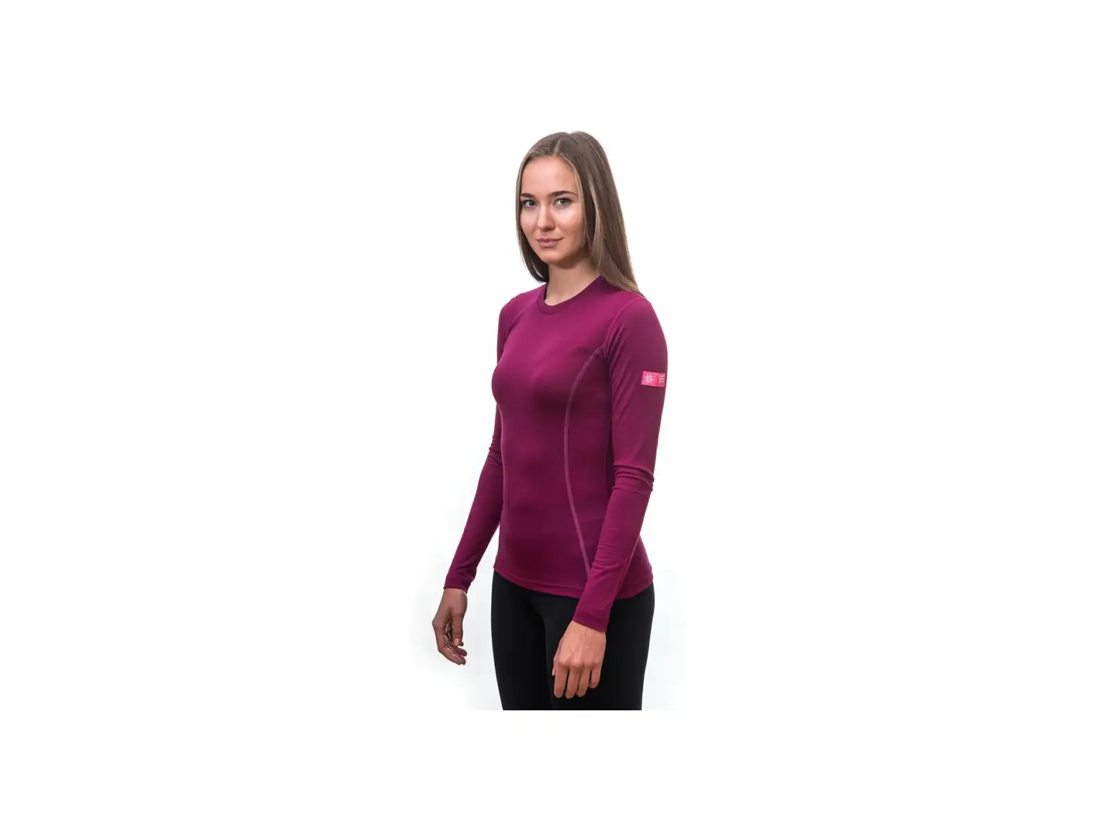 Sensor Merino Active damska koszulka dlugi rekaw Lilla