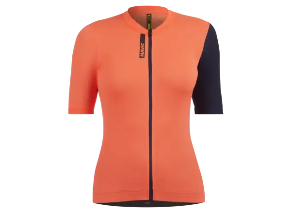 Mavic Essential damska koszulka z krótkim rękawem Coral/Deep Blue