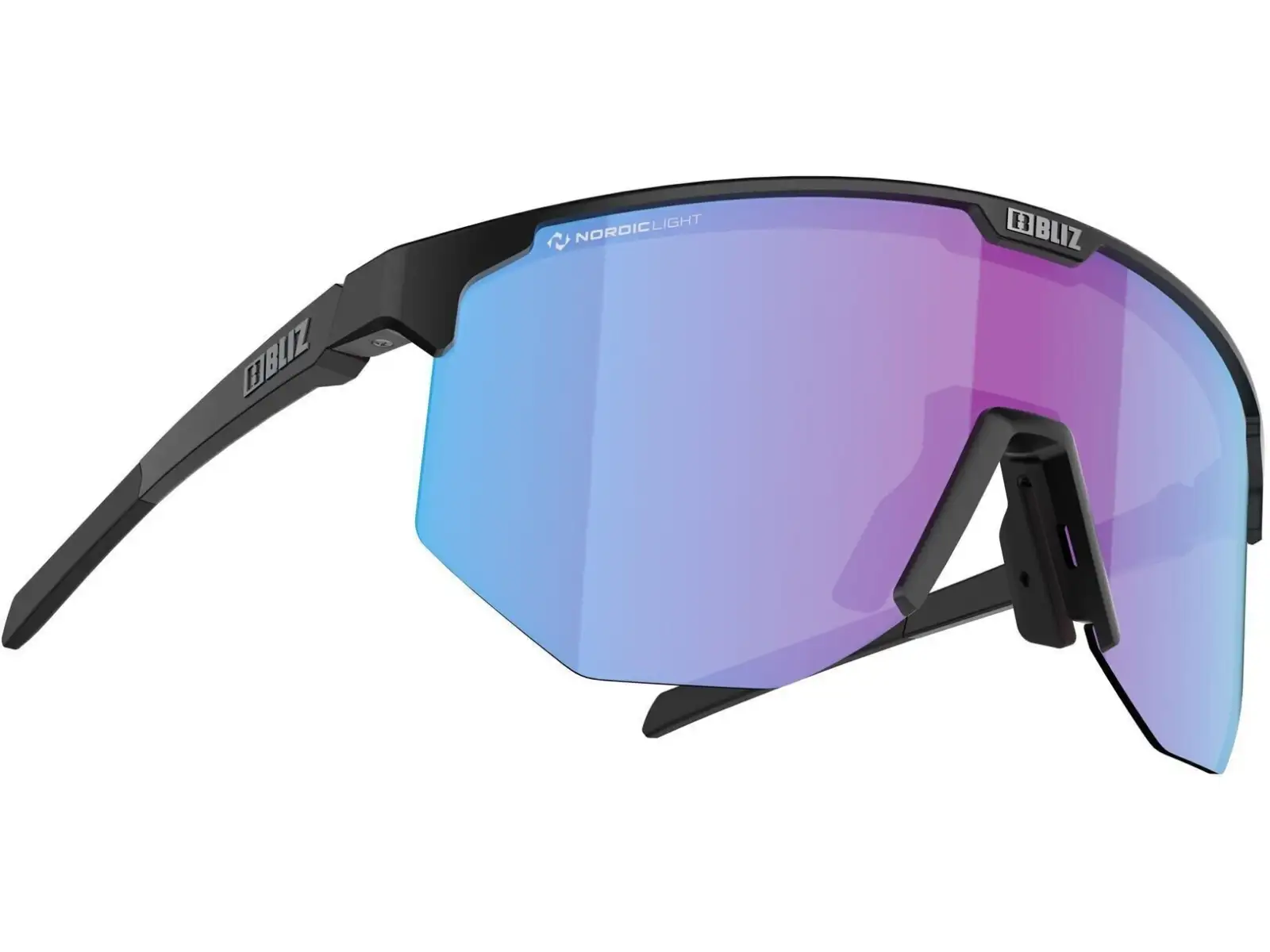 Bliz Hero Nano Optics okulary Nordic Matt Black/Violet/Blue Multi kat. 2