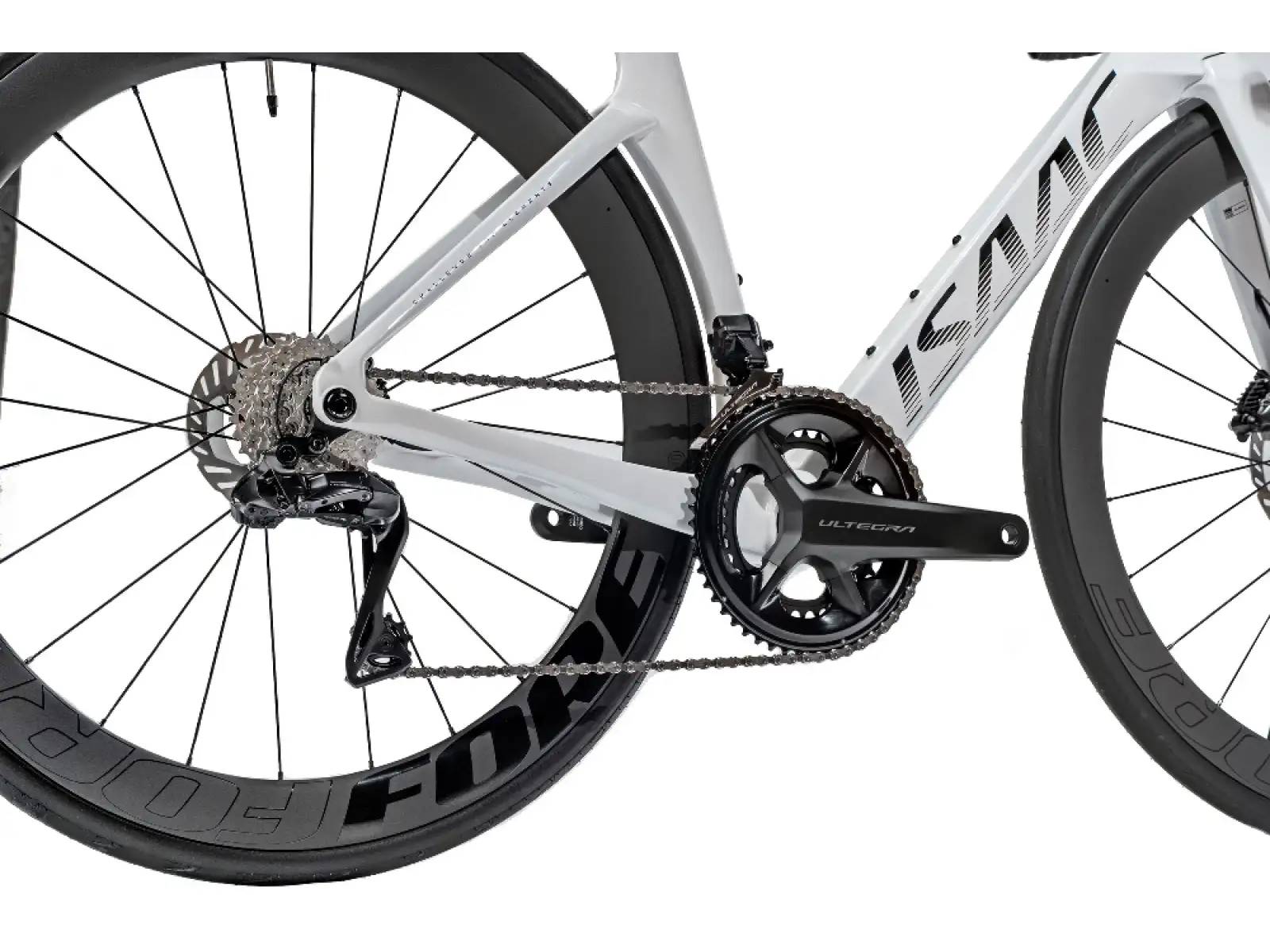 Isaac Meson Ultegra Di2 rower szosowy Mineral White