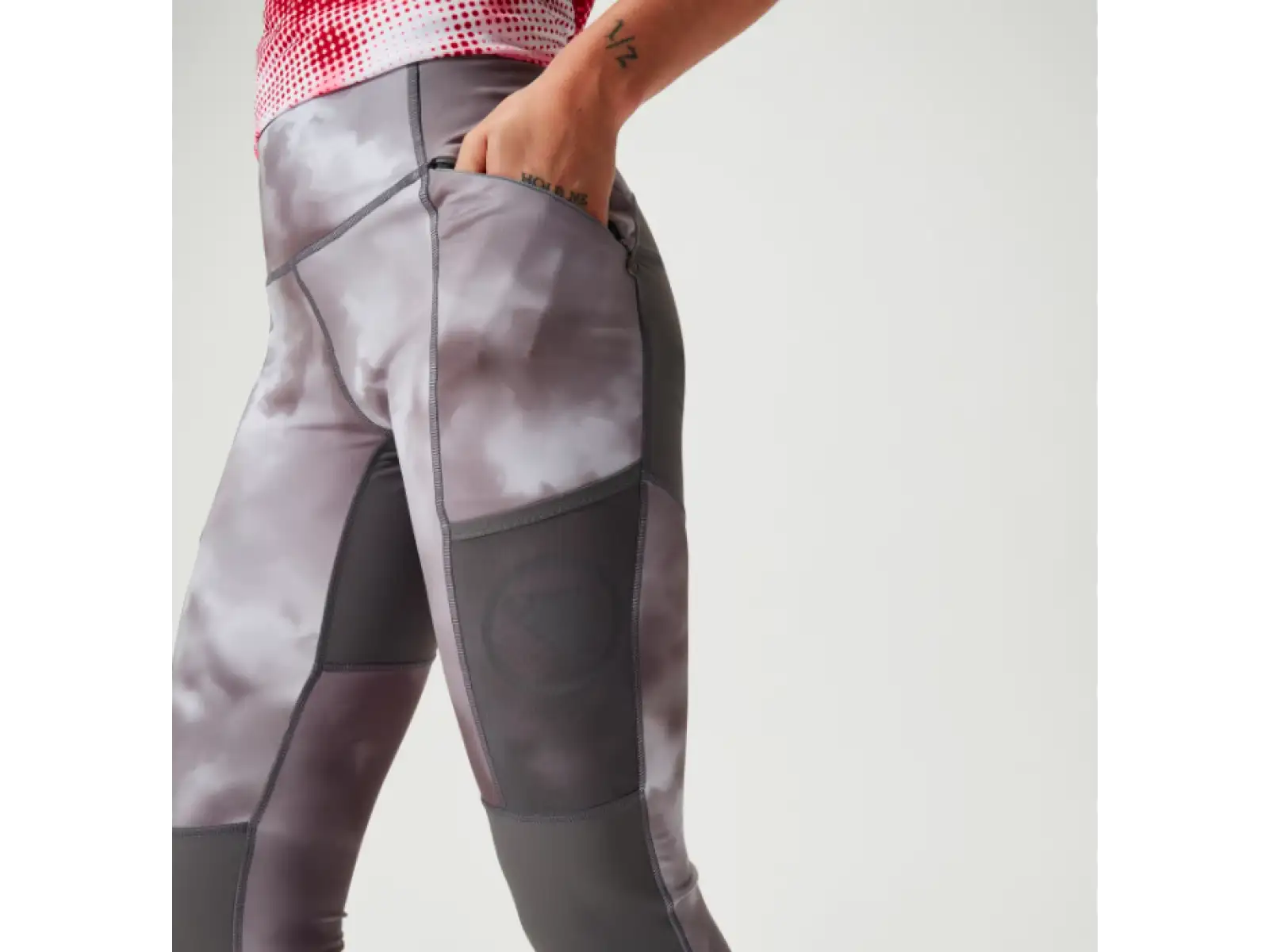 Endura SingleTrack damskie legginsy Dreich Grey