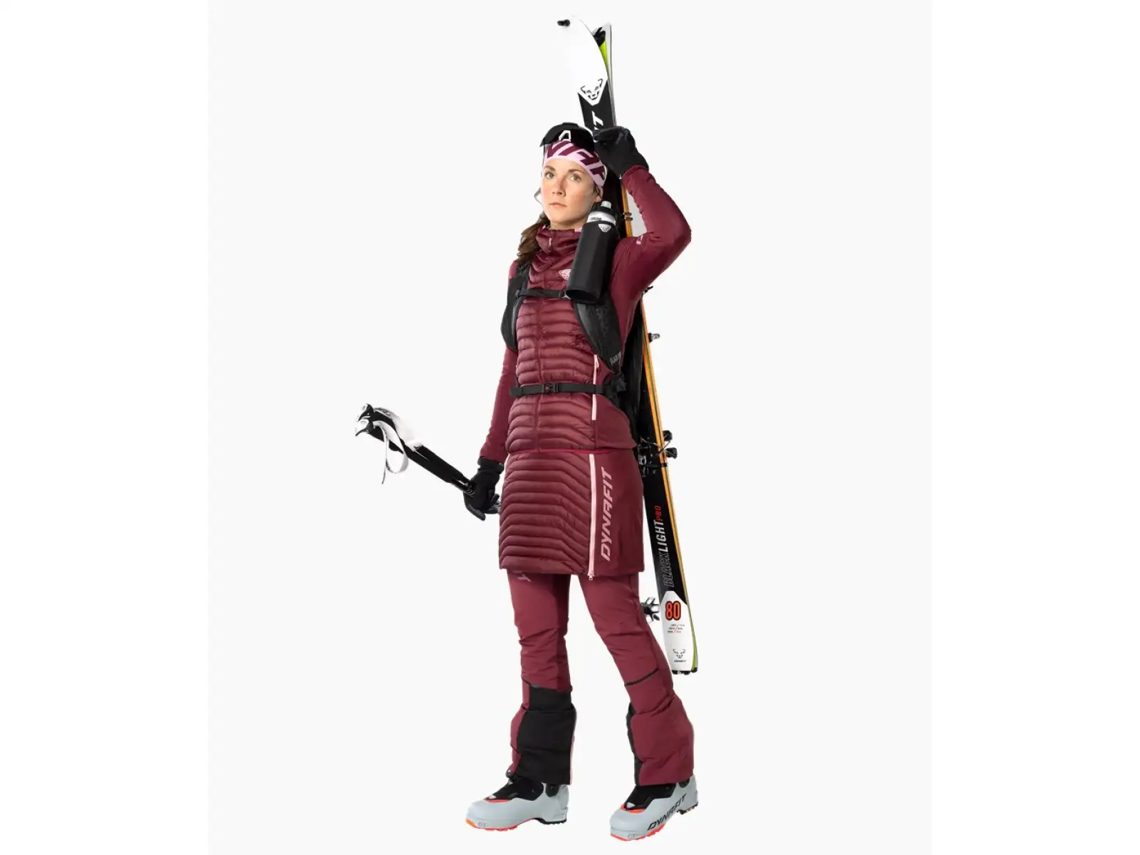Dynafit Speed Dynastretch damskie spodnie Burgundy