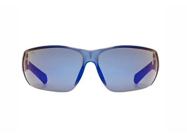 Uvex Equate okulary Black/Blue Matt/Mirror Blue