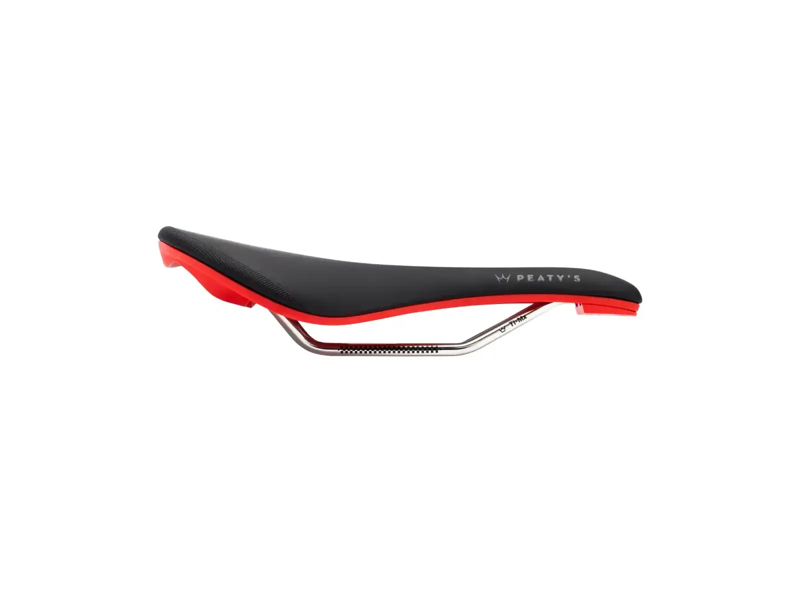 Peatys Monarch siodło TI-MX Rail / Nylon Base Red