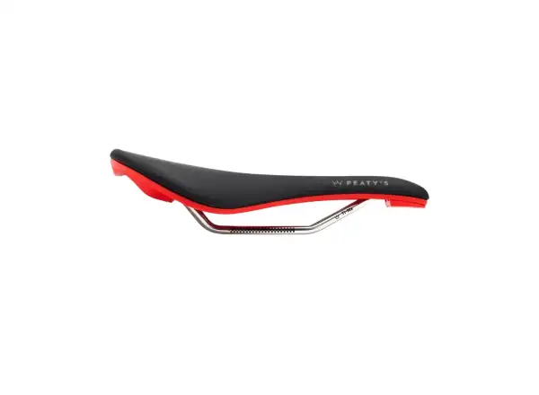 Peatys Monarch siodło TI-MX Rail / Nylon Base Red