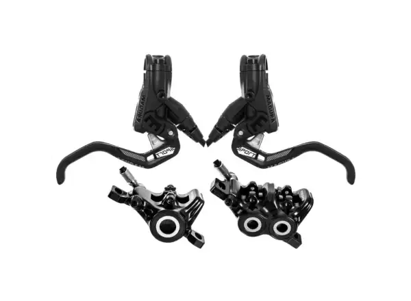 Magura MT Trail Sport 1-finger HC Alu zestaw przednich 4-tłokowych i tylnych 2-tłokowych hamulców