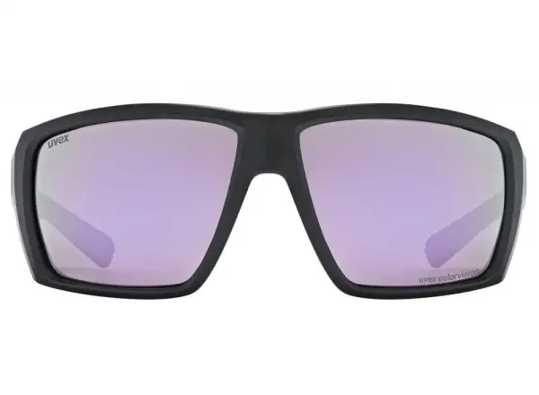 Uvex MTN Venture ColorVision okulary Black Matt/Mirror Lavender Pink