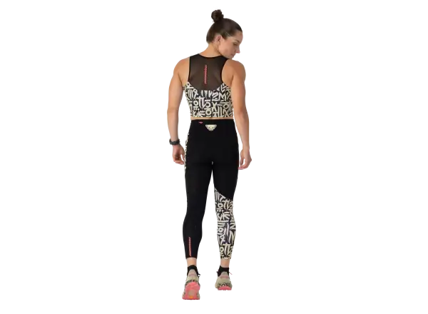 Dynafit Trail Crop Top damska koszulka bez rękawów Black Out