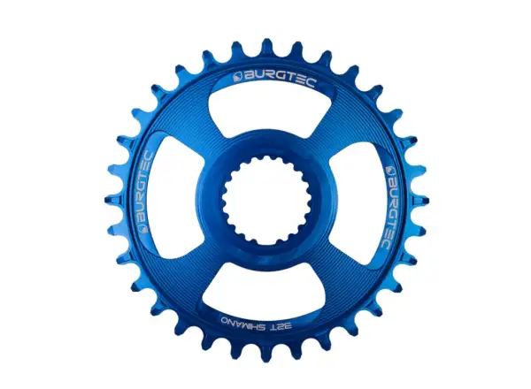 Burgtec Thick Thin DM Shimano zębatka 34 zęby modrá