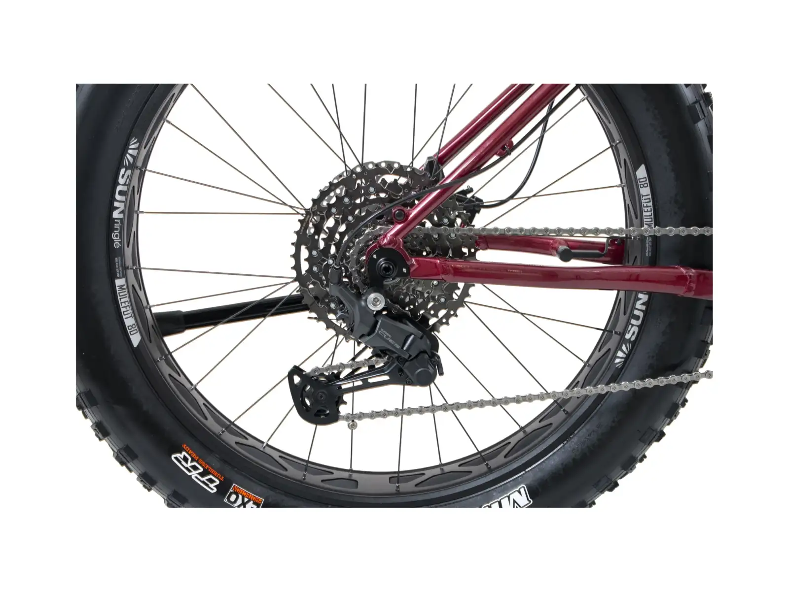 Rock Machine VYÖRY e70 rower elektryczny crimson/black WZÓR