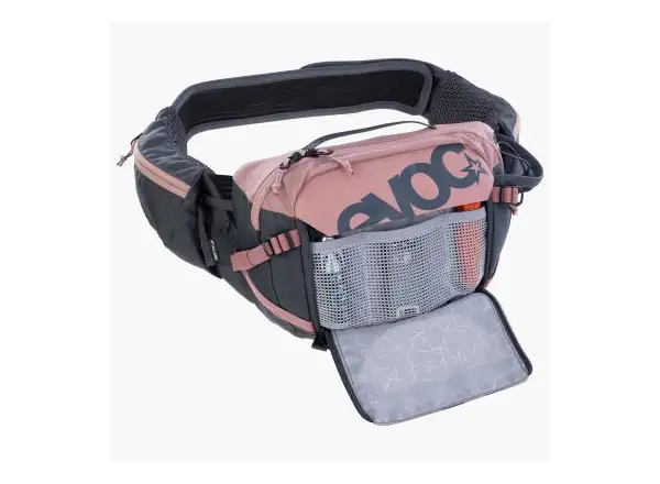 Evoc Hip Pack Pro 3 l nerka Dusty Pink/Carbon Grey + bukłak 1,5 l