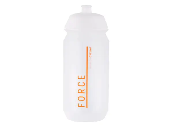 Force Divide bidon rowerowy 500 ml biały/pomarańczowy