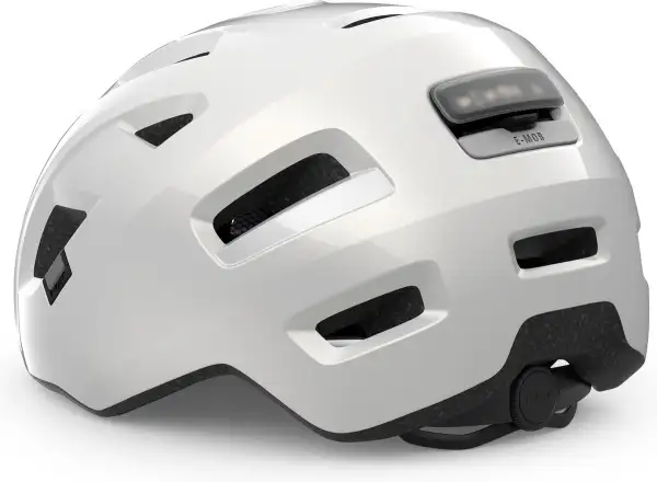 MET E-Mob kask rowerowy White