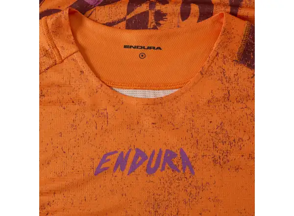 Endura Singletrack męska koszulka z krótkim rękawem Orange