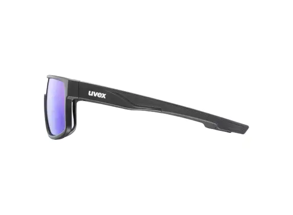 Uvex LGL 51 okulary rowerowe Black Mat/Mirror Green