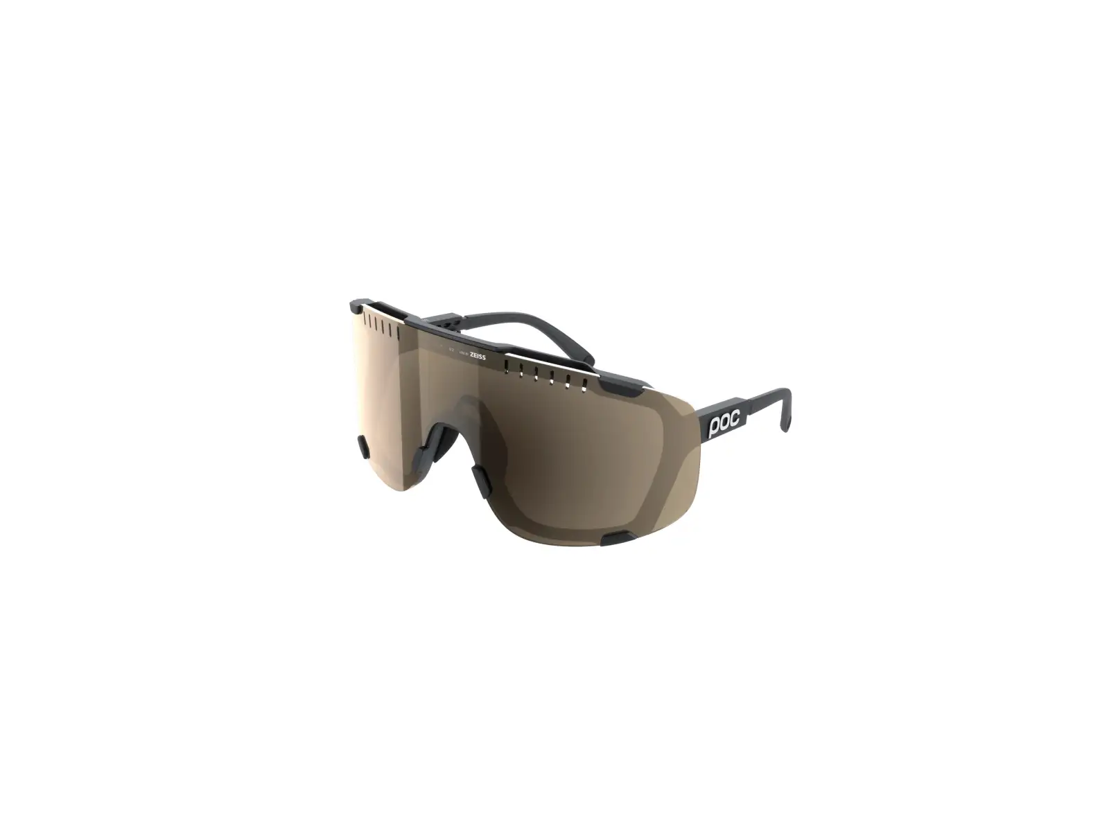 POC Devour WF + okulary przeciwsłoneczne Uranium Black/Clarity Trail/Partly Sunny Silver
