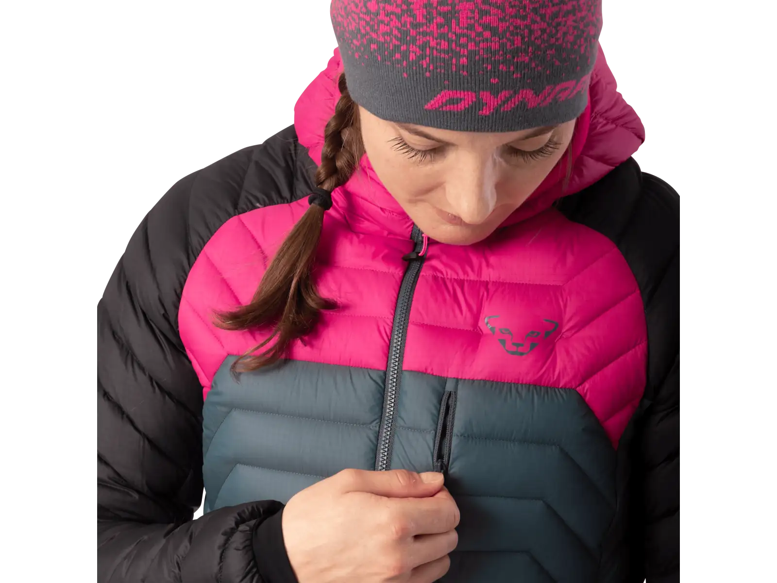Dynafit Radical Down Hooded damska Kurtka Black Out/6550/0720