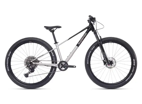 Superior TEAM 27.3 rower dziecięcy Gloss Brushed Alu / Rainbow Black