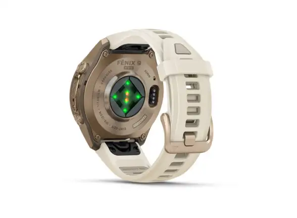 Garmin Fénix 9 Pro inReach 43 mm smartwatch Autumn gold Titanium Cream/French gray