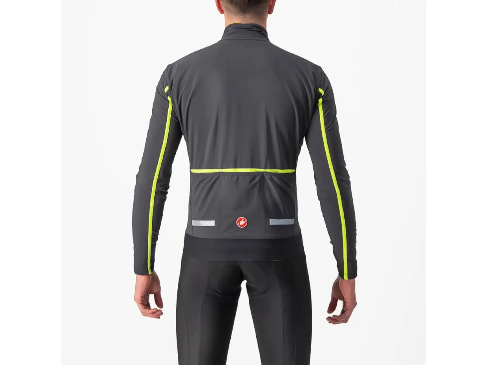 Castelli Flight Air męska kurtka gray/lime