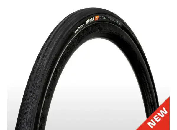 CHALLENGE plášť STRADA Pro TLR EASY FIT 700x28 černá