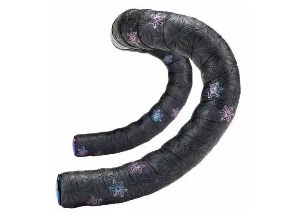 Supacaz Super Sticky Kush Galaxy owijki Oil Slick/Oil Slick Plugz