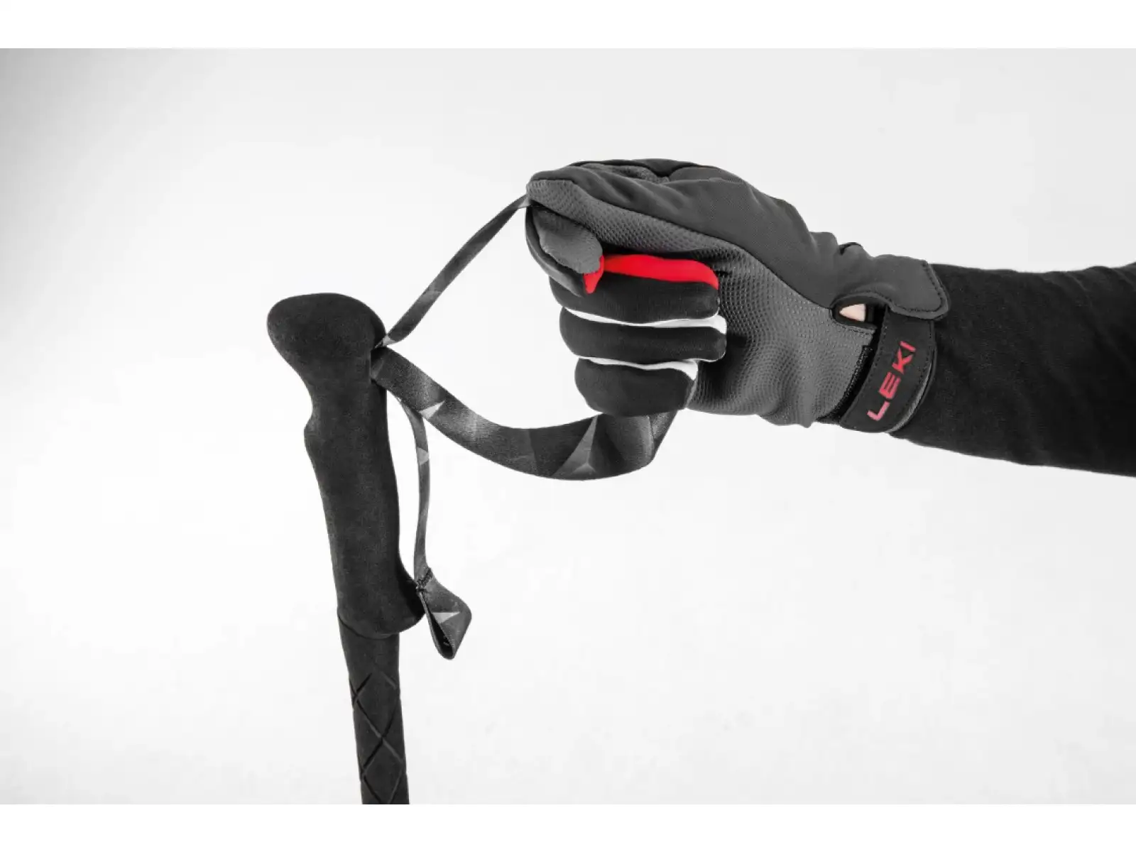 Leki Mezza Lite kije skialpinistyczne bright red/black/neon yellow