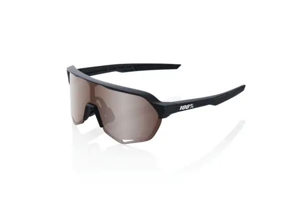 100% S2 okulary Soft Tact HiPER Black/Crimson Silver Mirroe