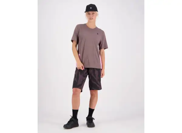 Mons Royale Tarn Merino Shift damska koszulka z krótkim rękawem Pop Pink/Iron