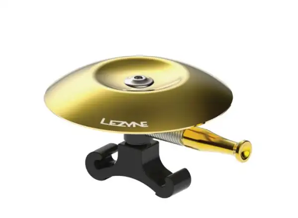 Lezyne Classic Shallow Brass dzwonek złota/czarna