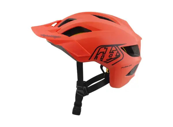 Troy Lee Designs Flowline Mips kask dziecięcy Point Coral/Charcoal