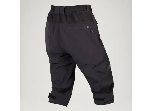 Endura Hummvee damskie spodenki 3/4 z wkładką Black