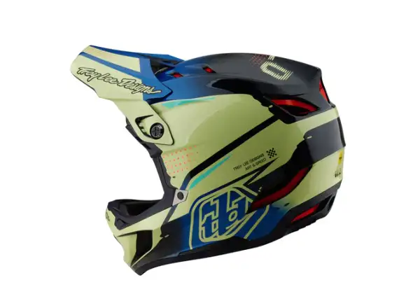Troy Lee Designs D4 Composite kask Drip Glo Yellow