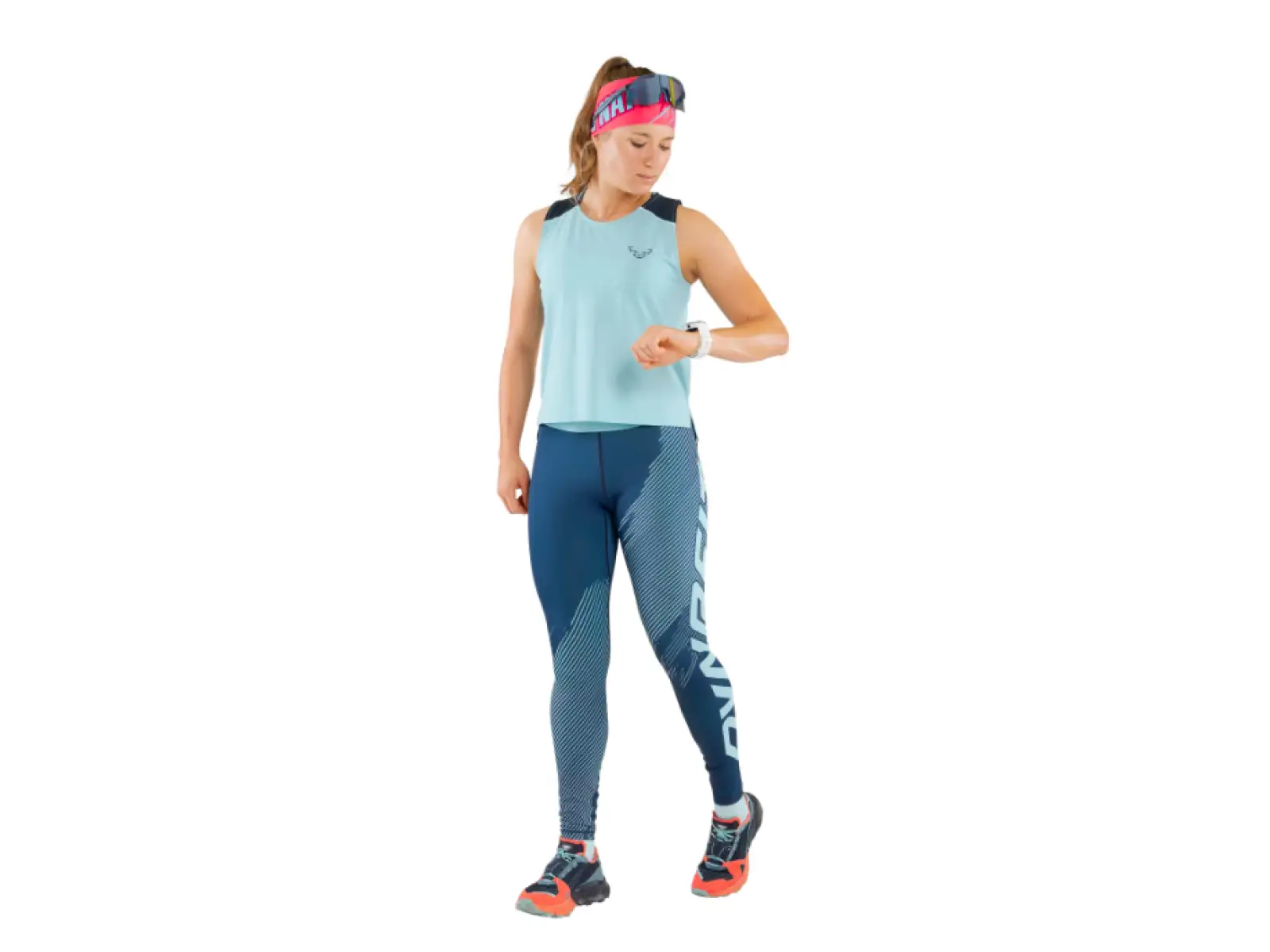 Dynafit Sky Crop Top damska koszulka bez rękawów Marine Blue