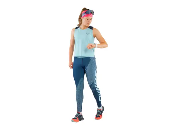 Dynafit Sky Crop Top damska koszulka bez rękawów Marine Blue