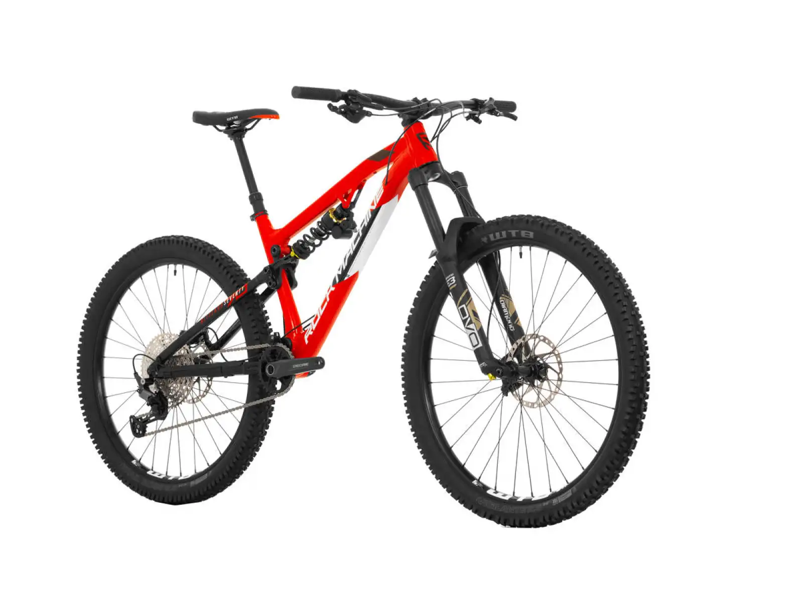 Rock Machine Bblizzard 70-297 rower z pełnym zawieszeniem Red/Black/White WZÓR