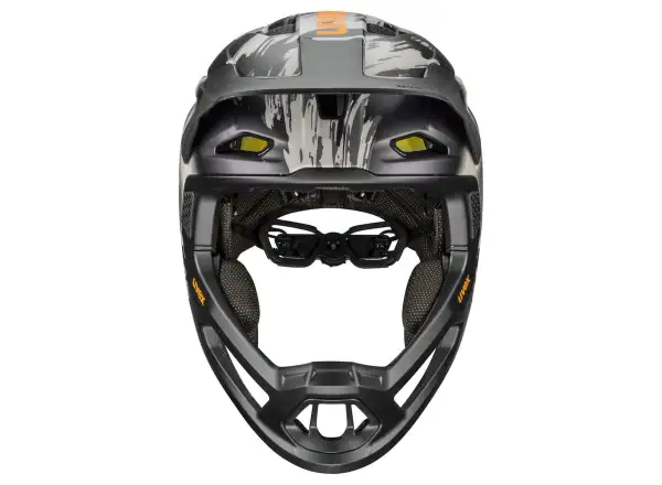 Uvex Revolt Mips kask Oak Brown/Orange Mat