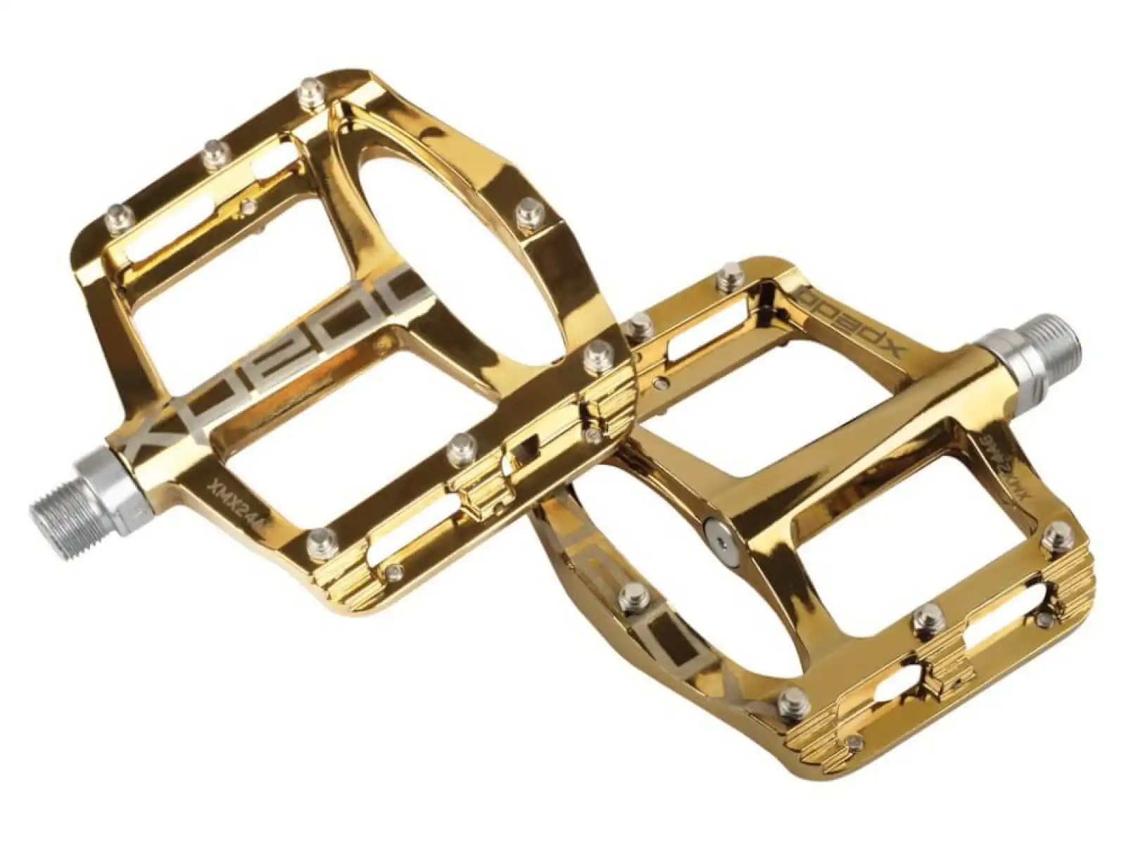 platformowe pedały X-pedo Spry+ gold slick