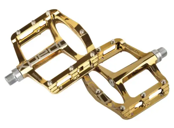 platformowe pedały X-pedo Spry+ gold slick