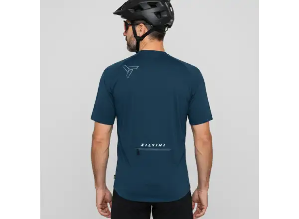 Silvini Naturno męska koszulka kolarska krótki rękaw Navy/Black