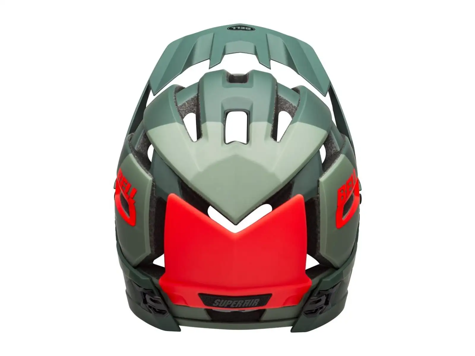 Bell Super Air R Spherical kask Mat/Glos Green/Infrared
