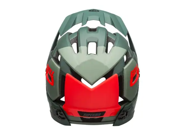 Bell Super Air R Spherical kask Mat/Glos Green/Infrared