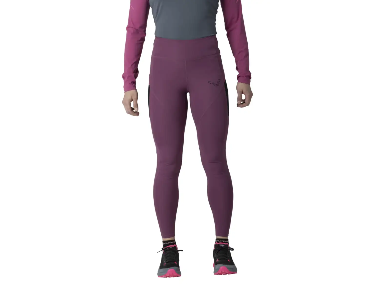 Dynafit Warm Ultra damskie ocieplane legginsy Amaranth