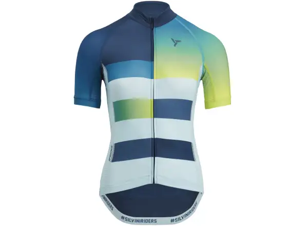 Silvini Mazzana damski dres krótki rękaw navy/turquoise
