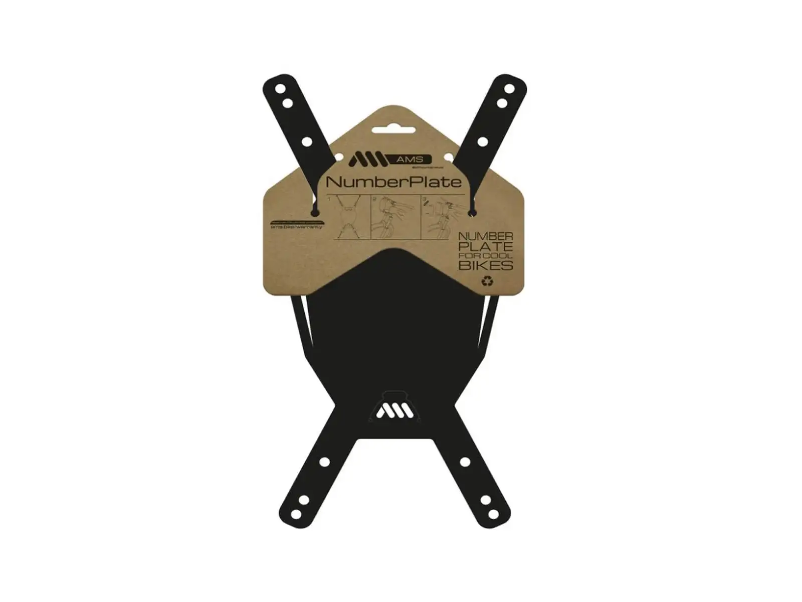 All Mountain Style Number Plate tabliczka na numer startowy Black
